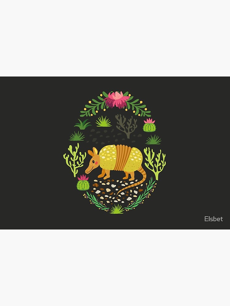 Yellow armadillo by Elsbet