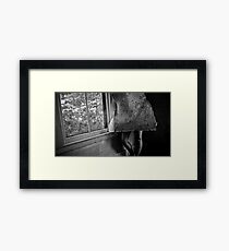feeling alive. Framed Print