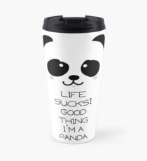Emo Panda Travel Mug