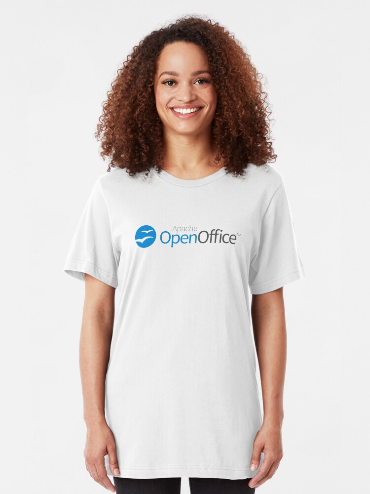 Alternate view of Apache OpenOffice Slim Fit T-Shirt