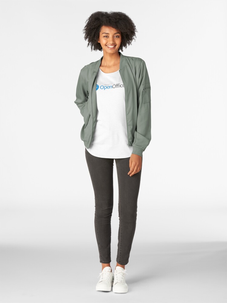 Alternate view of Apache OpenOffice Premium Scoop T-Shirt