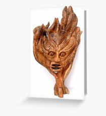 The Green Man Greeting Card