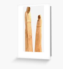 Hooded Figures (Pair) Greeting Card