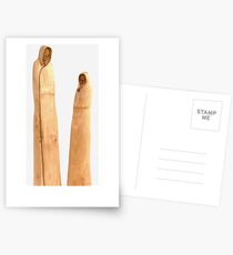 Hooded Figures (Pair) Postcards