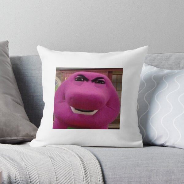Barney Meme Pillows Cushions Redbubble - roblox dank pillows cushions redbubble