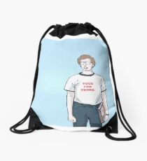 Vote For Pedro. Drawstring Bag