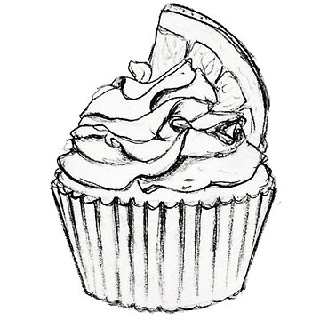 Cupcake Draw, batter, colored Pencil, Frosting, frosting Icing, draw,  Muffin, icing, Cupcake, biscuits | Anyrgb
