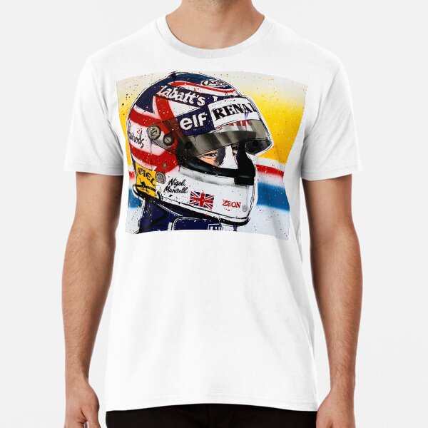 Nigel Mansell - Williams F1 graffiti painting by DRAutoArt Premium T-Shirt
