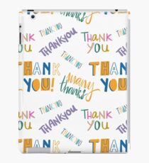 Thank you iPad Case/Skin