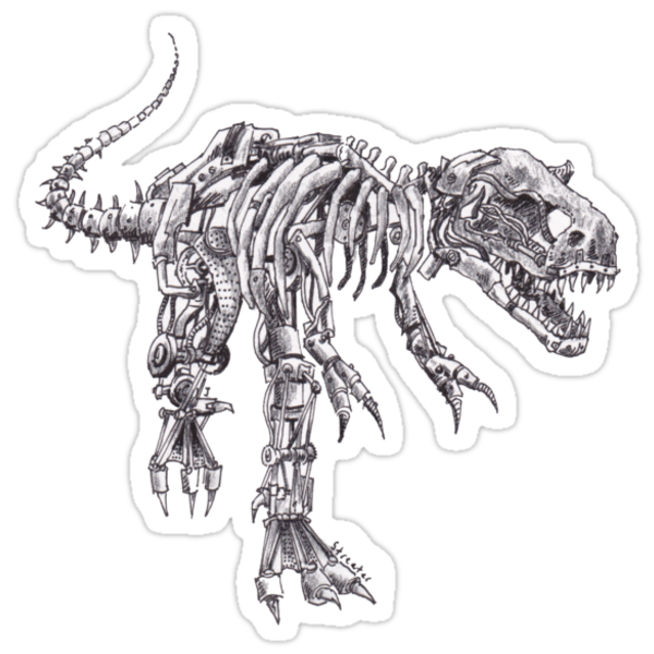 t rex stickers