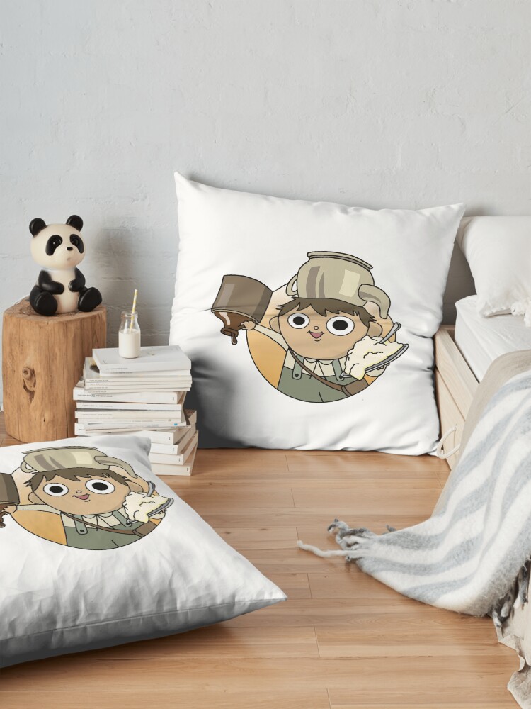 Alternate view of Potatoes and Molasses Floor Pillow