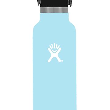 light blue hydro flask  Sticker for Sale by farah s ✰