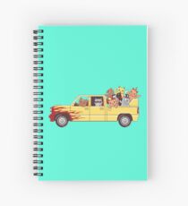 Cat wagon Spiral Notebook