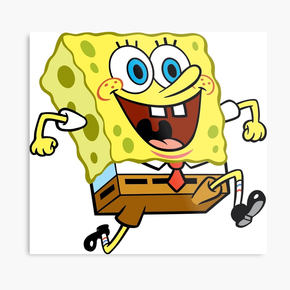 "Spongebob" Metal Print by HDPR Redbubble