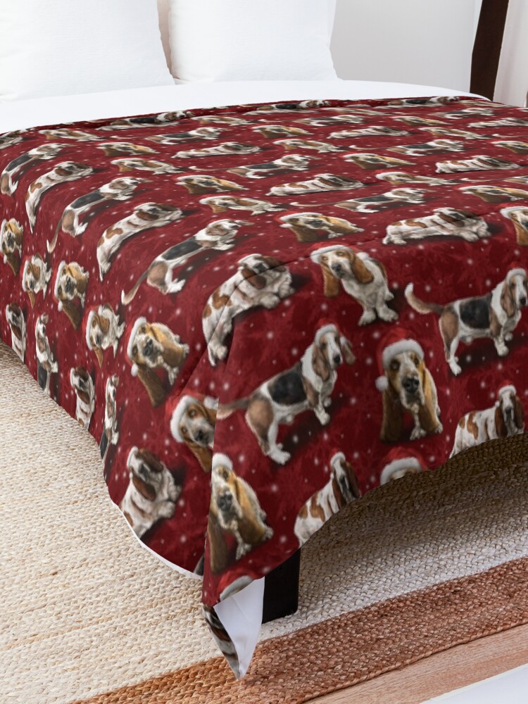 Alternate view of The Christmas Basset Hound Comforter