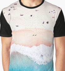 Luft Sandstrand Grafik T-Shirt