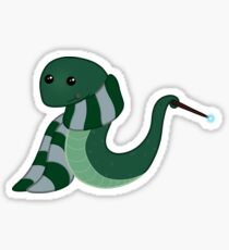 Ambitious little snake Sticker