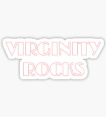 Virginity rocks Sticker