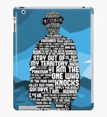 Walter White Quotes iPad Case/Skin