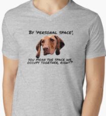 Velcro Vizsla Men's V-Neck T-Shirt