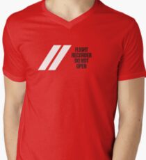 Flight Recorder Men's V-Neck T-Shirt