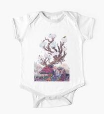Reisegeist (Hirsch) Baby Body Kurzarm