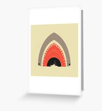 Great White Bite Greeting Card