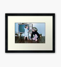 TV Framed Print