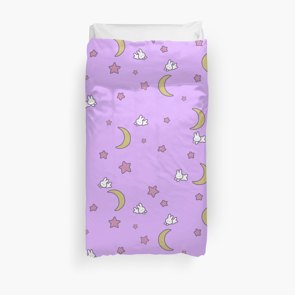 "Sailor Moon inspired Bunny of the Moon Bedspread Blanket Print" Duvet