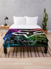 Fox Racing Poster Throw Blanket