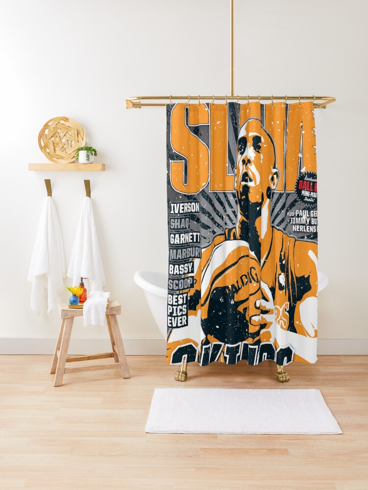 Kobe Bryant Cover Magazine Shower Curtain By 23jd45 Redbubble