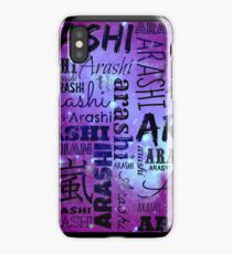 Arashi Text Galaxy iPhone Case