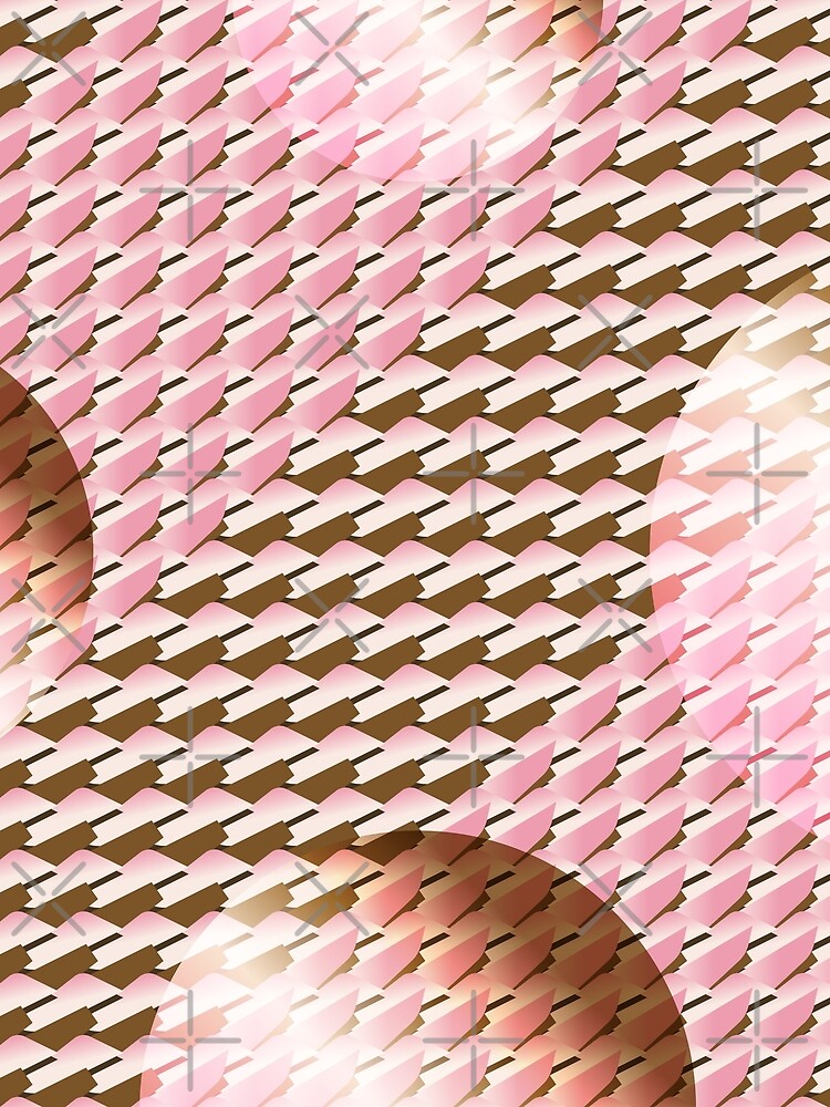 Coralcaramel S-type Blade Globe Seamless Pattern by uniiunMB