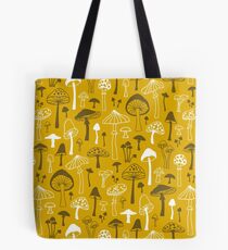 Mushrooms in Yellow Tote Bag