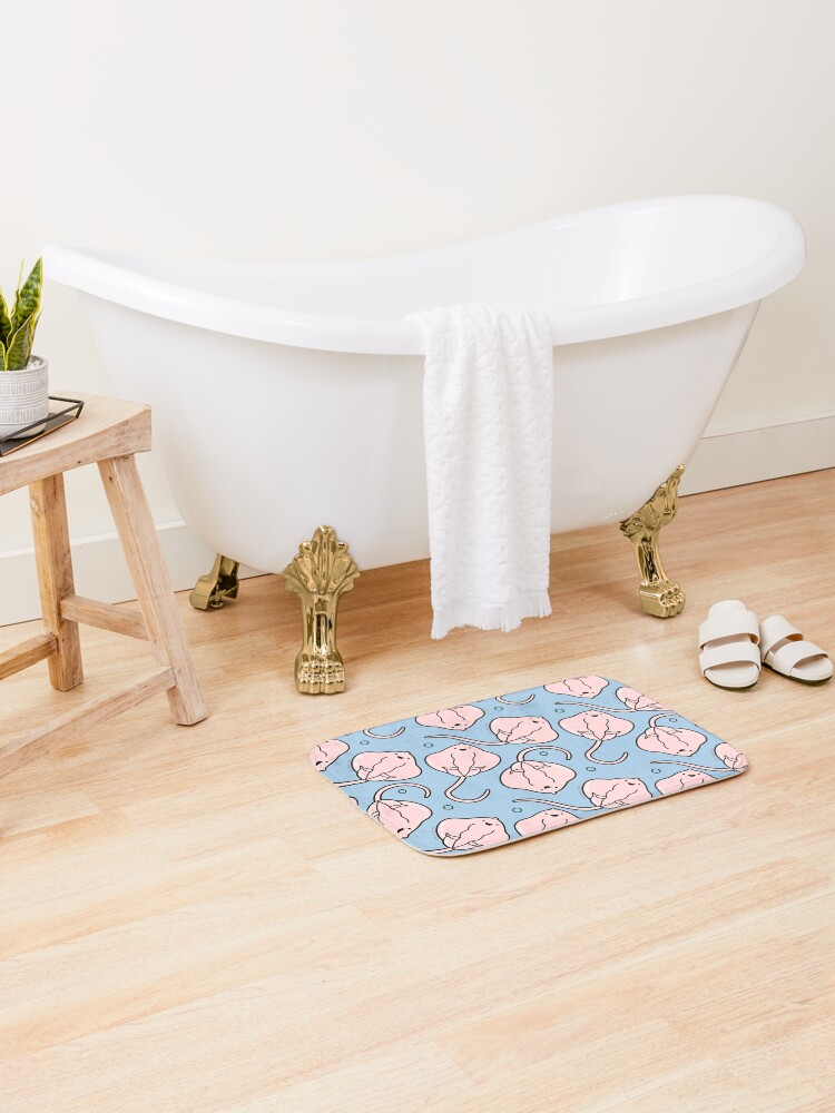 Stingray Babies Bath Mat By Zoel Redbubble