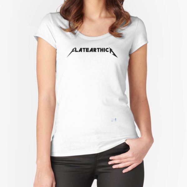 Flatearthica 2 Fitted Scoop T-Shirt