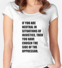 Desmond Tutu Women's Fitted Scoop T-Shirt