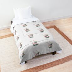 pink bunny Comforter
