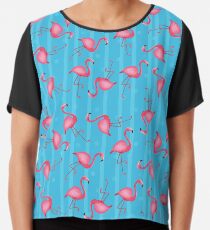 Flamingo Chiffon Top