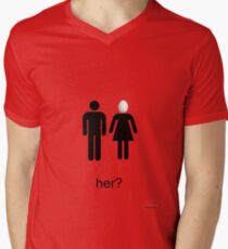 Arrested Development Her? Men's V-Neck T-Shirt