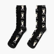Don't Stop Meow! Cute Freddie Cat - THE ORIGINAL - HIGH QUALITY PRINT Socks