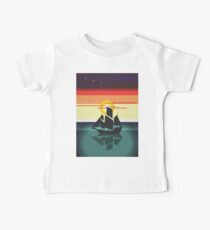 The Black Vector | Pirate Ship Baby Tee