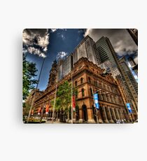 Old & New - GPO Building, Martin Place Sydney - The HDR Experience Canvas Print
