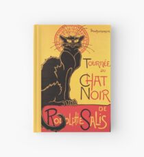 Cuaderno de tapa dura Cartel vintage de Le Chat Noir
