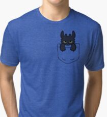 Pocket Toothless Tri-blend T-Shirt