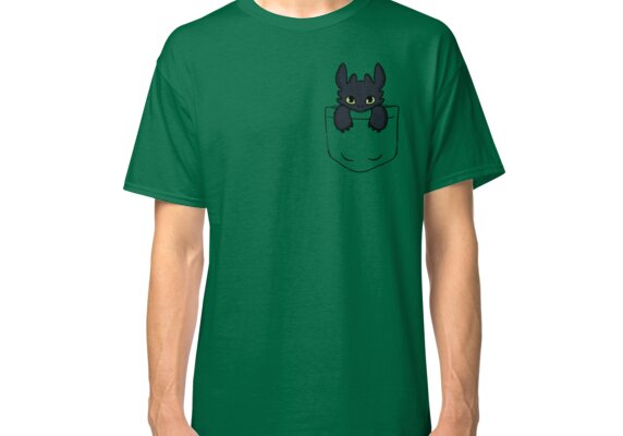 Pocket Toothless Classic T-Shirt