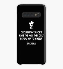 Epictetus Stoic Quote Circumstances Don't Make The Man Case/Skin for Samsung Galaxy