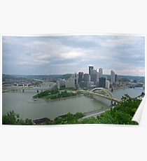 Pittsburgh - View of the Three Rivers Poster