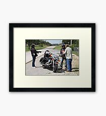 Route 66 - Motorcyclists Framed Print
