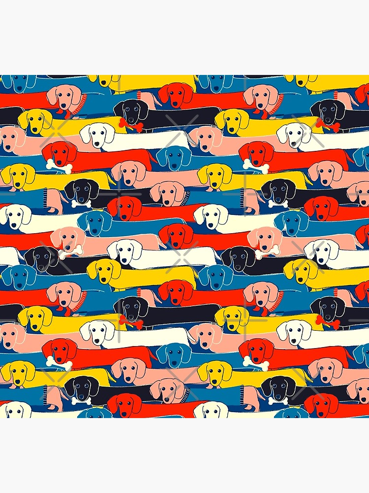 COLORED CUTE DOGS PATTERN 2 by ShowMeMars